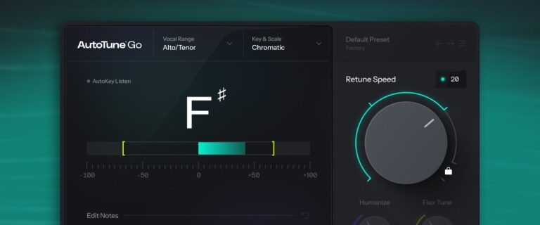 AutoTune Go vocal pitch correction plugin in FL Studio